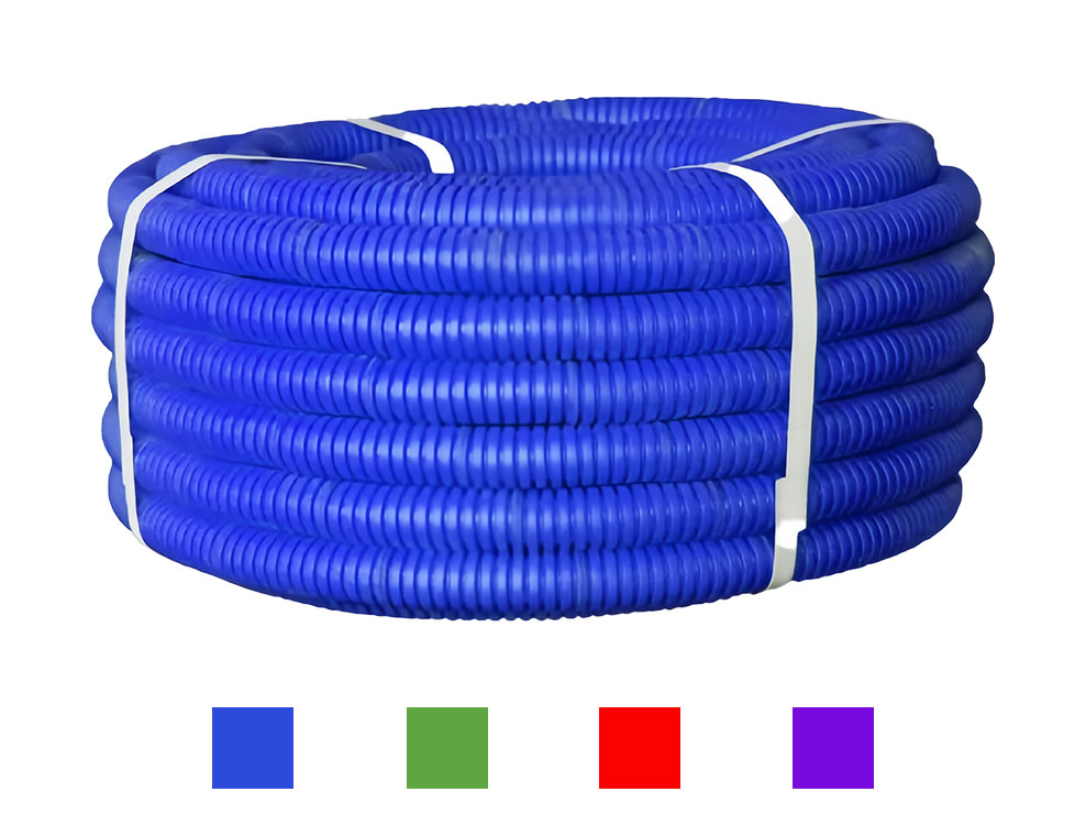 Вентиляционная труба гибкая, двустенная для воздуховода, диаметр от 63 до 110 мм