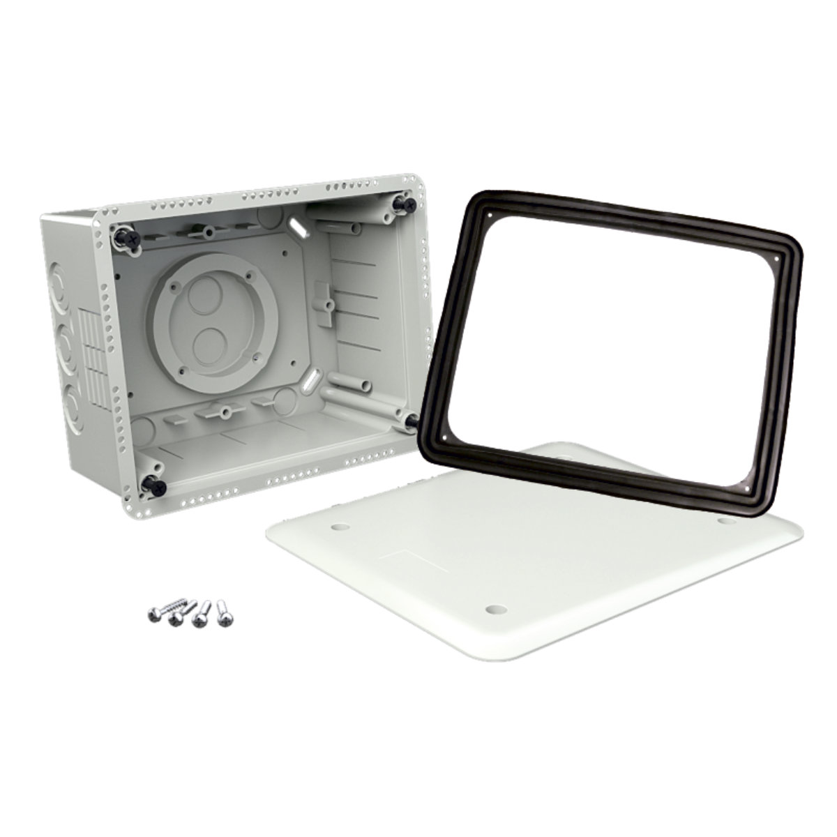 Коробка с крышкой для утепленного фасада KUZ-V_KB